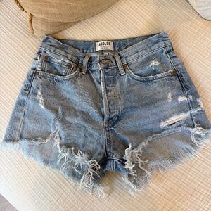 AGOLDE DENIM SHORTS